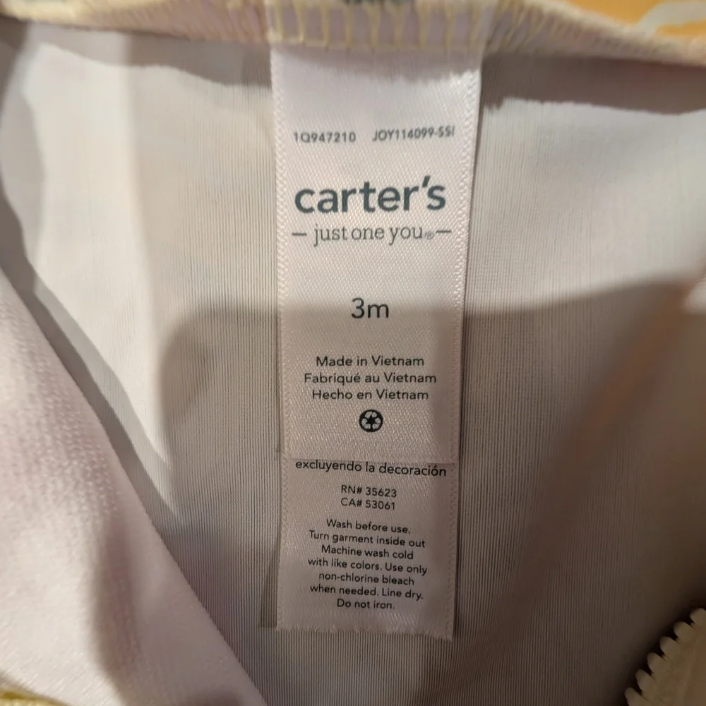 Carter's 3M Fruit Print Baby Swimsuit